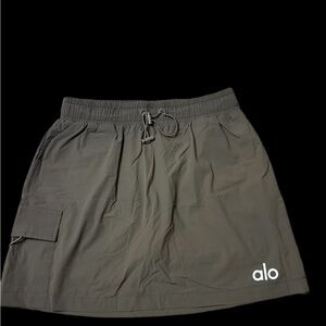 & Other Stories Charcoal Midi Skirt